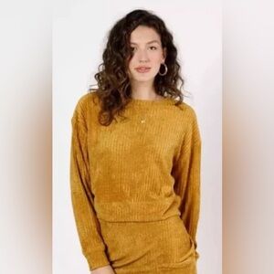 Mustard Ribbed Sweater
